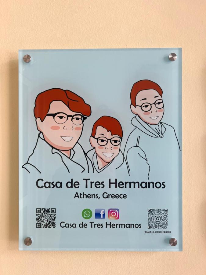 Casa De Tres Hermanos In The Heart Of 아테네 외부 사진