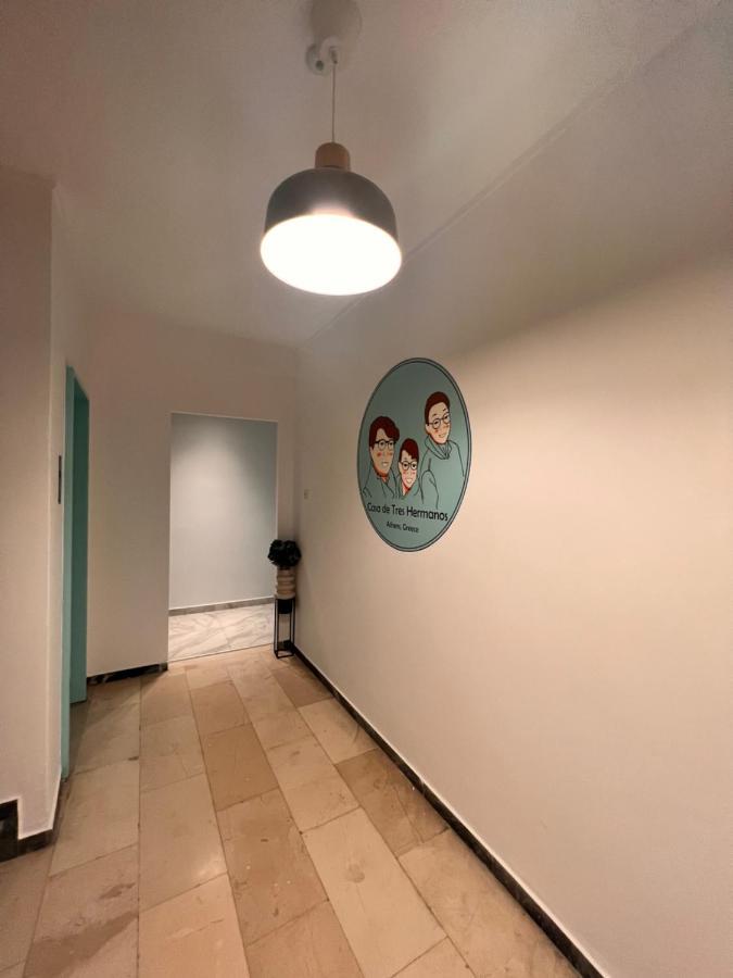 Casa De Tres Hermanos In The Heart Of 아테네 외부 사진