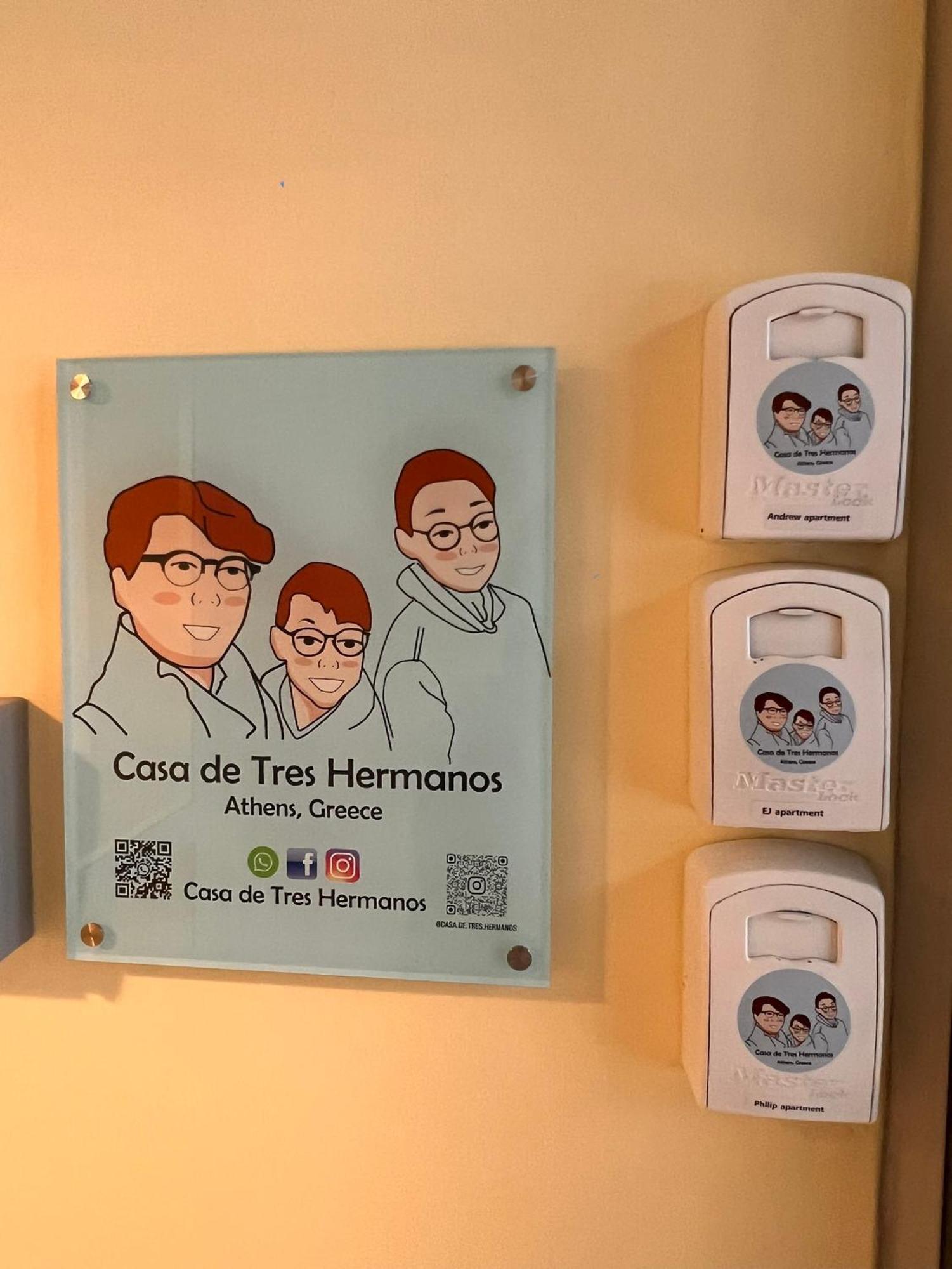 Casa De Tres Hermanos In The Heart Of 아테네 외부 사진